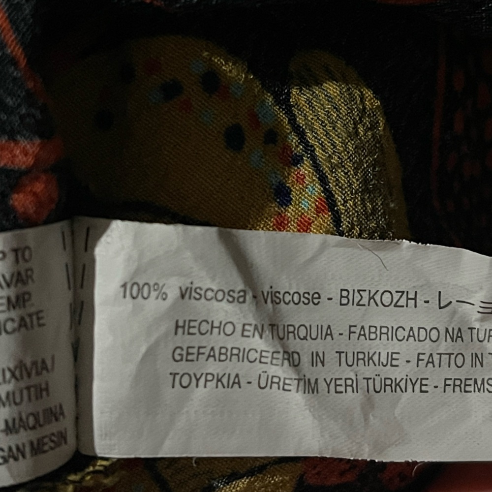 Zara Floral Printed Flounce Dress XS - Picture 6 of 6